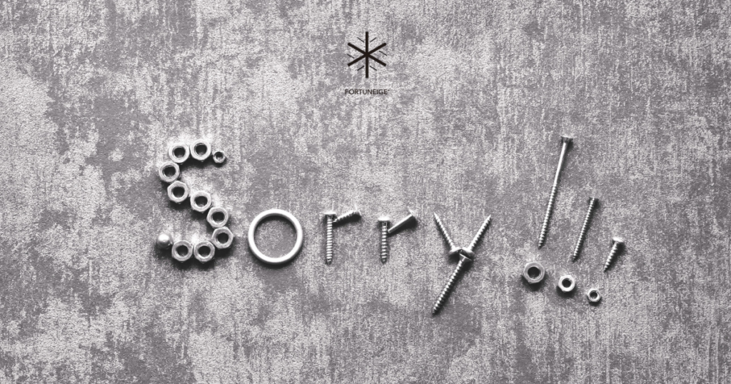 ホームページ不具合のお詫び